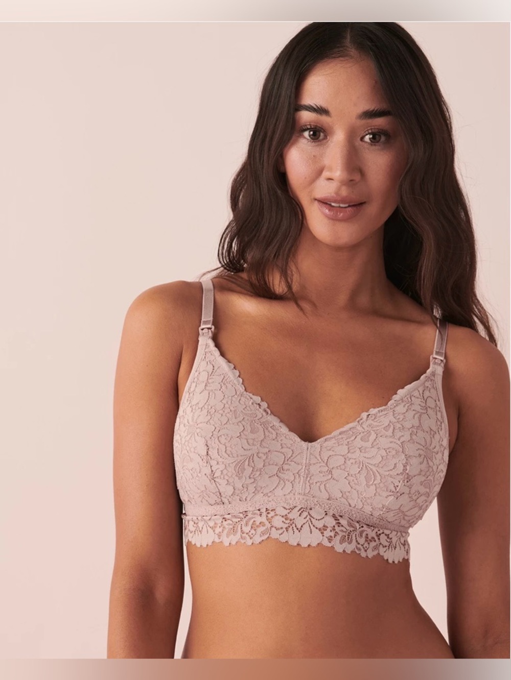 La Vie en Rose Nursing Lace Bralette